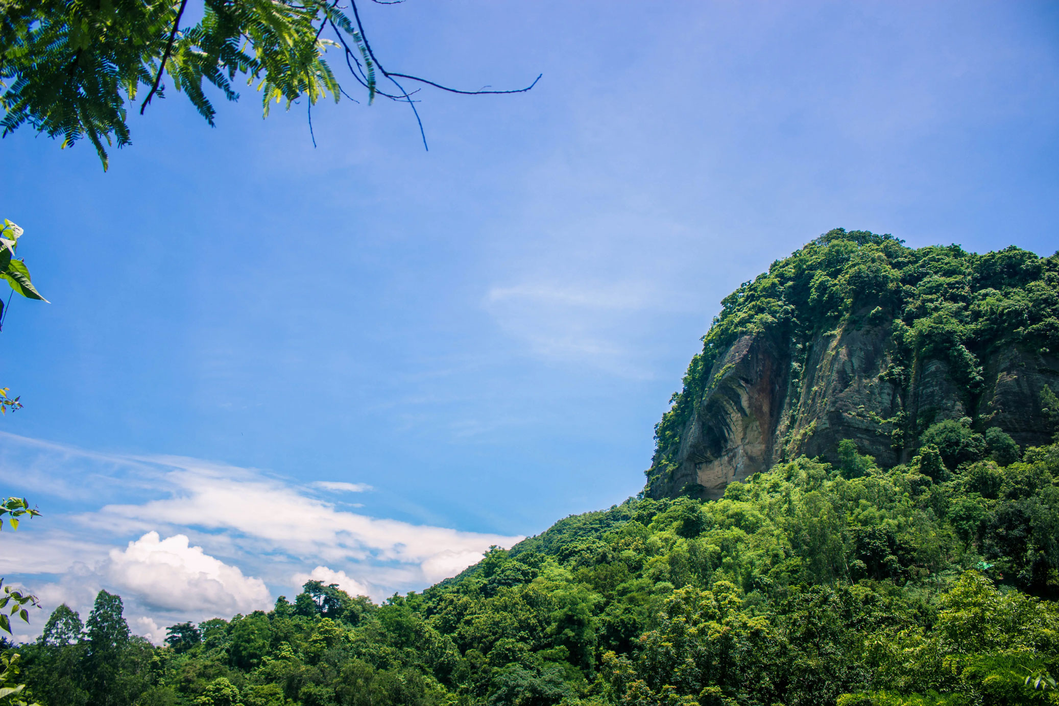 Panoramic view of Sitakunda featuring lush green hills